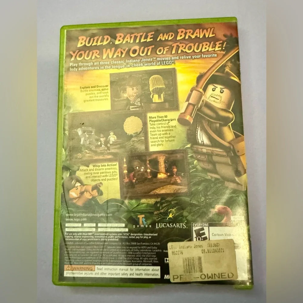 LEGO Indiana Jones: The Original Adventures Microsoft Xbox 360, 2008
